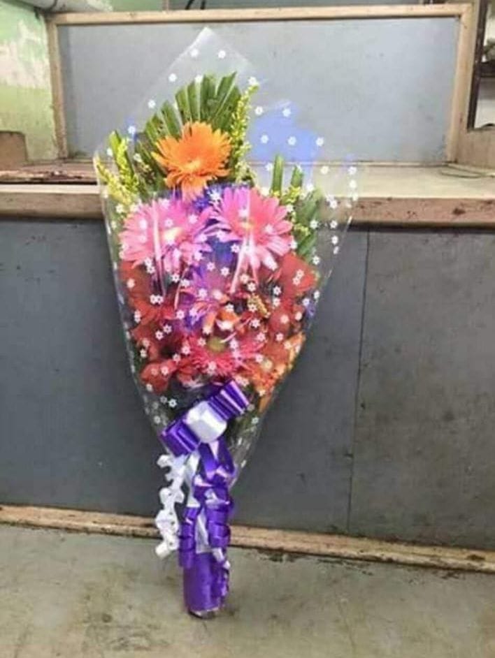 Colorful Mixed Gerbera Daisy Bouquet